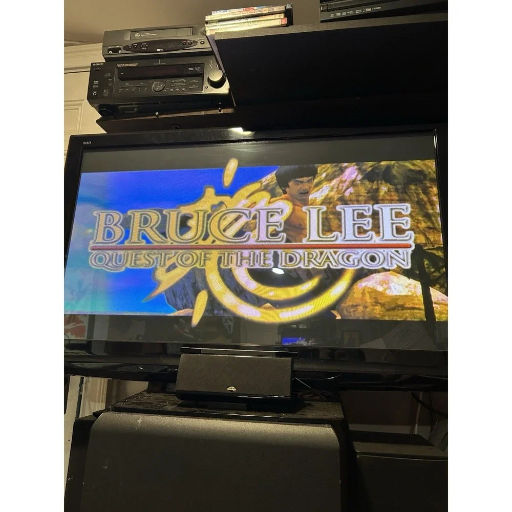 XBOX Bruce Lee Quest of the Dragon Original Xbox 2002 Tested‎ Works